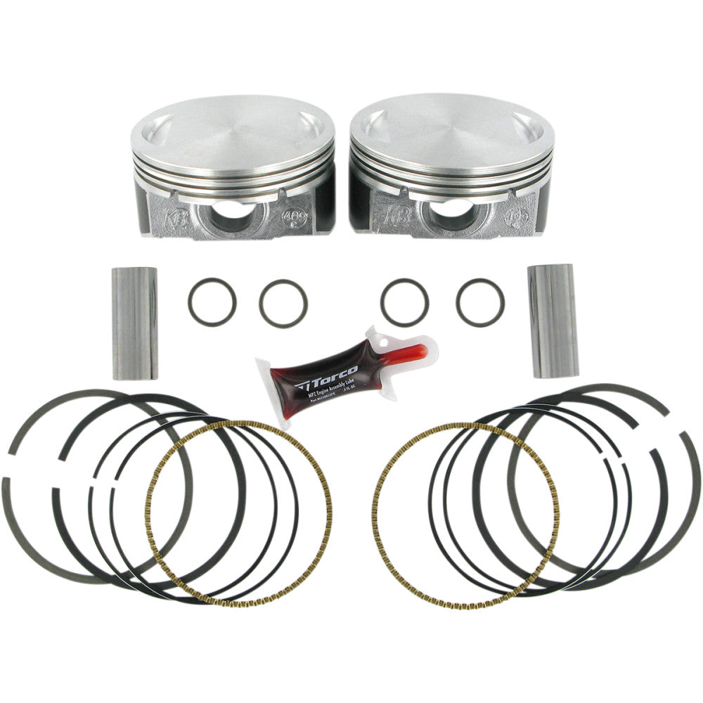 12-17 for Harley Softail Slim FLS KB PERFORMANCE Piston Kit Twin Cam KB409C.005