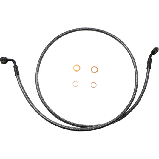 13-17 for Harley Street Bob FXDB MAGNUM Brake Line Front 35/90 50" KARBONFIBR
