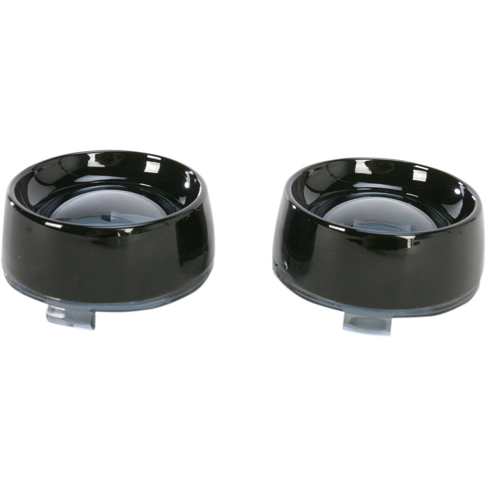 2012-2017 for Harley Softail Slim FLS KURYAKYN Deep Dish Bezels Black/Smoke Lens