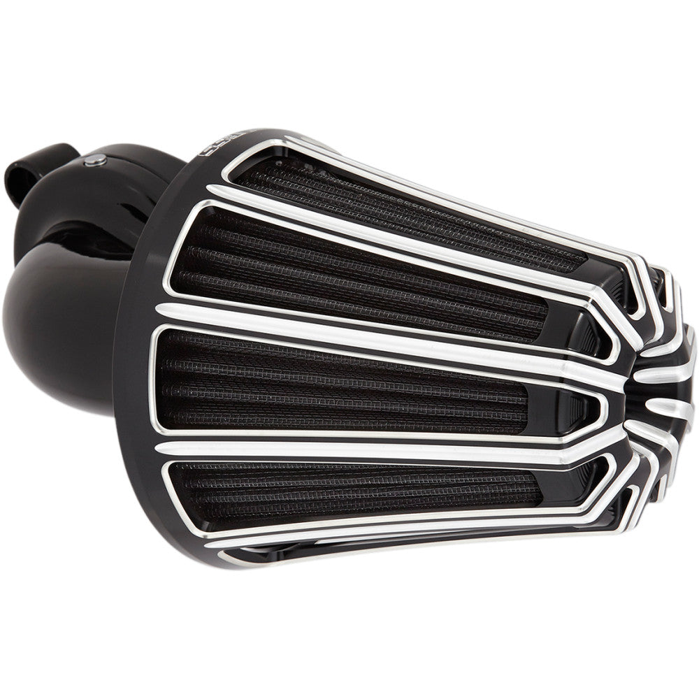 2008-2017 for Harley Fat Bob FXDF ARLEN NESS 10-Gauge Monster Air Cleaner Black