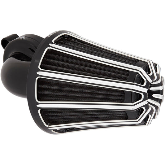 2008-2017 for Harley Fat Bob FXDF ARLEN NESS 10-Gauge Monster Air Cleaner Black