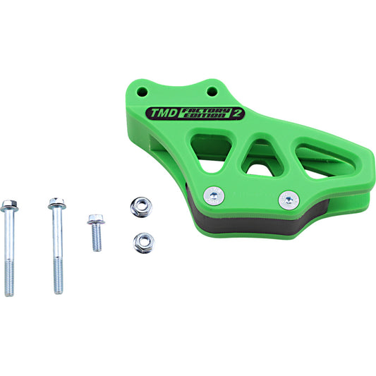 1999-2020 for Kawasaki KX 100 T.M. DESIGNWORKS Chain Guide Green RCG-KA85-GR