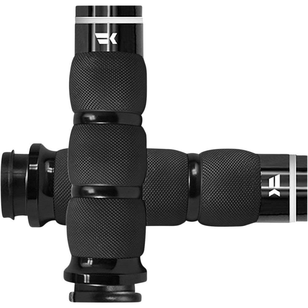 2018-2021 for Harley Softail Slim FLSL Grips Turbine Air Cushion TBW Black