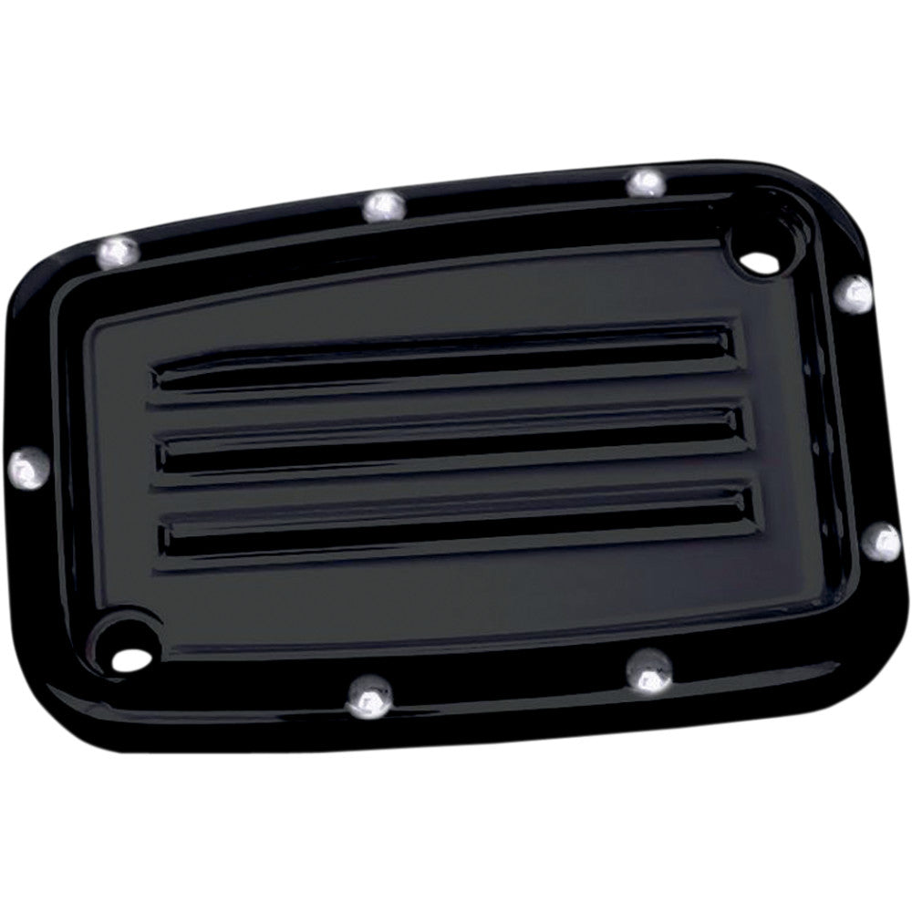 2009-2013 for Tri Glide FLHTCUTG Master Cylinder Lid Brake Front Dimpled Black