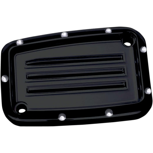 2009-2013 for Tri Glide FLHTCUTG Master Cylinder Lid Brake Front Dimpled Black