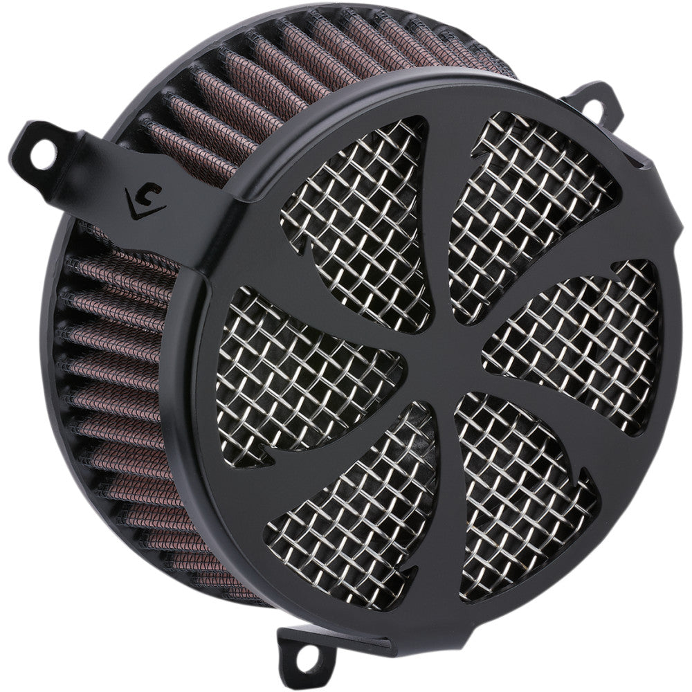 18-21 for Harley Softail Slim FLSL COBRA Swept Naked Air Intake Black
