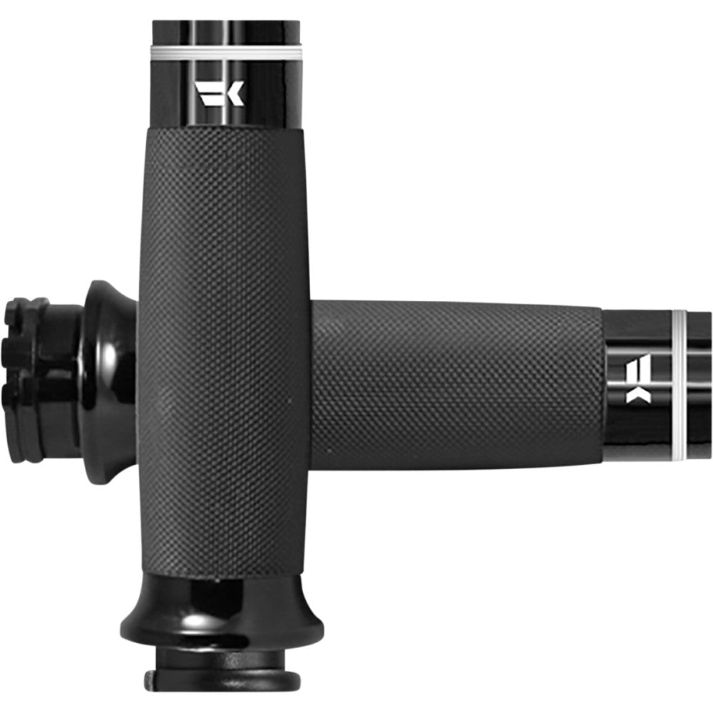 2018-2021 for Harley Softail Slim FLSL KHROME WERKS Grips Turbine Custom TBW Bla