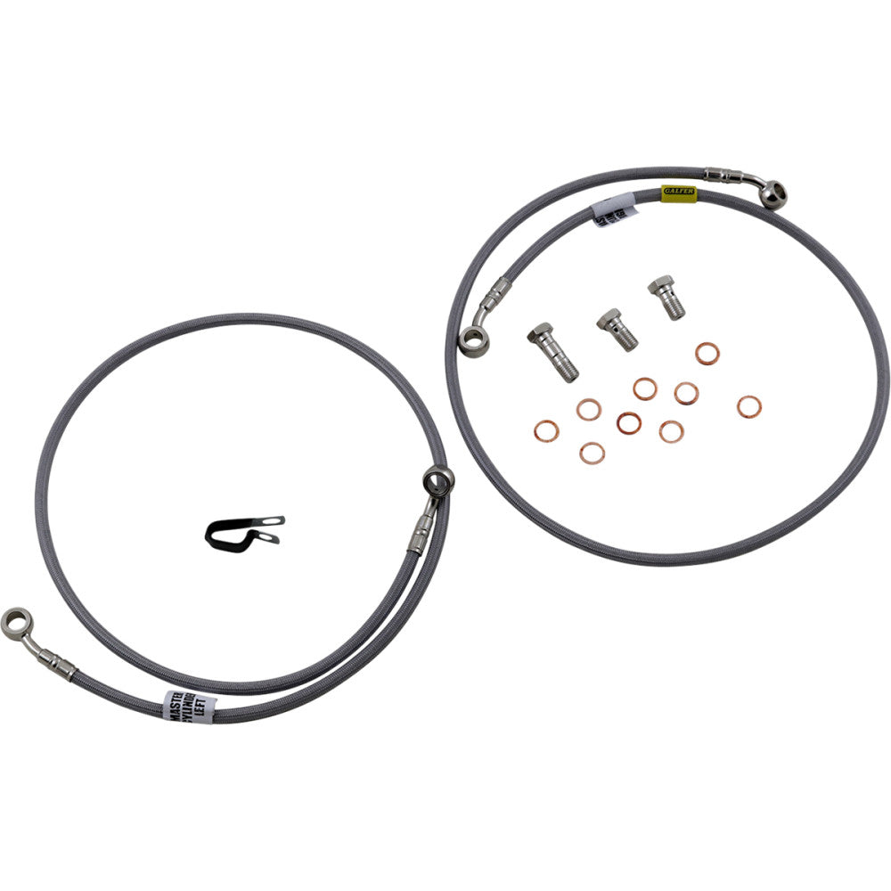 07-14 for Kawasaki KLE 650 Versys GALFER Brake Line Stainless Steel FK003D647-2