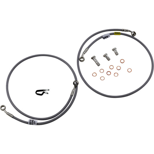 07-14 for Kawasaki KLE 650 Versys GALFER Brake Line Stainless Steel FK003D647-2