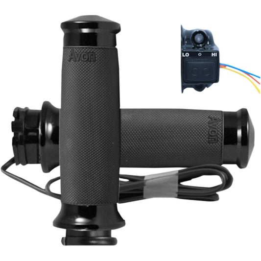 2016-2020 for Harley 1200 Roadster XLCX Grips Heated Custom Contour Cable Black