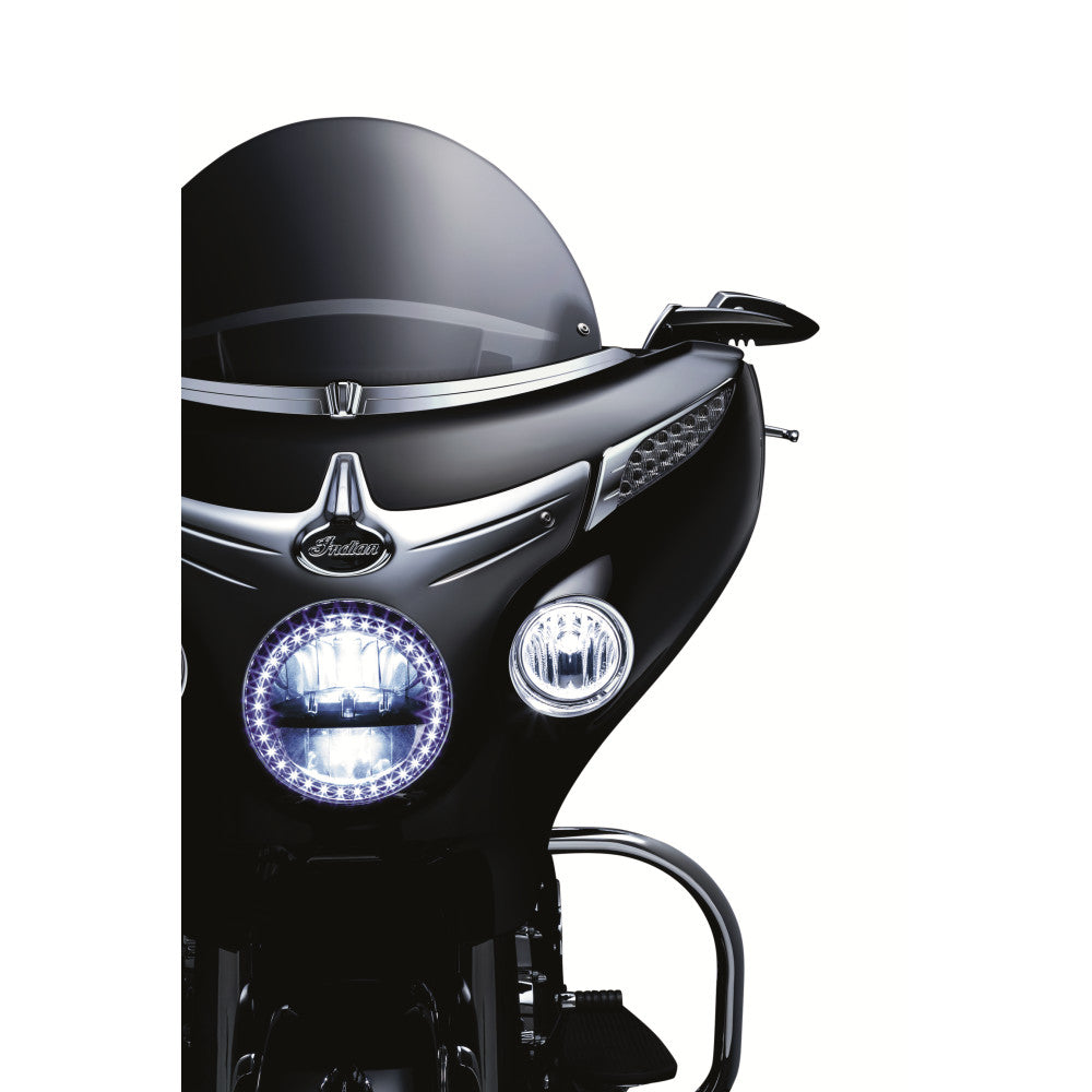 2014-2018 for Indian Chieftain KURYAKYN Driving Light Bezels Chrome 5622